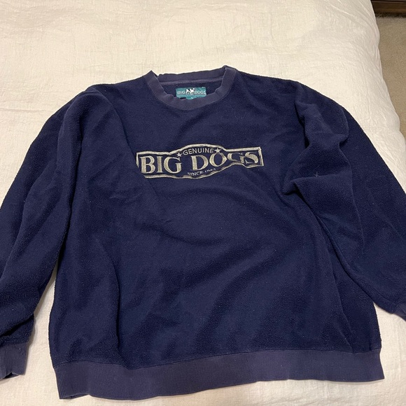 Big dogs vintage sweatshirt crewneck XL blue - Picture 1 of 1